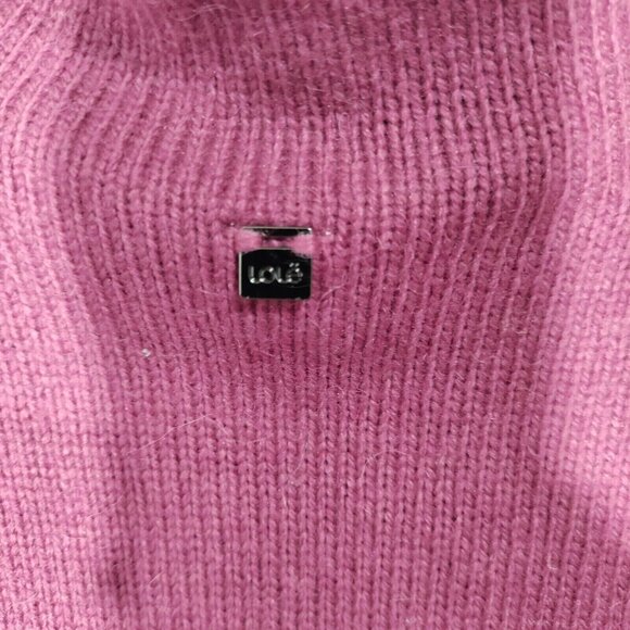 Lole‎ Dark Pink Sweater Size Large Nylon, Acrylic, Wool And Alpaca - Picture 6 of 9